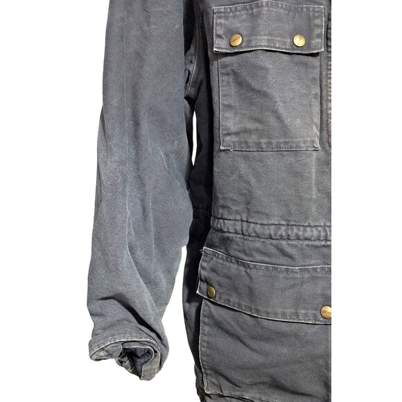 Vintage Carhartt Jacket Coat Rancher Chore Flannel Blanket Lined Work Mens Size - Picture 10 of 15